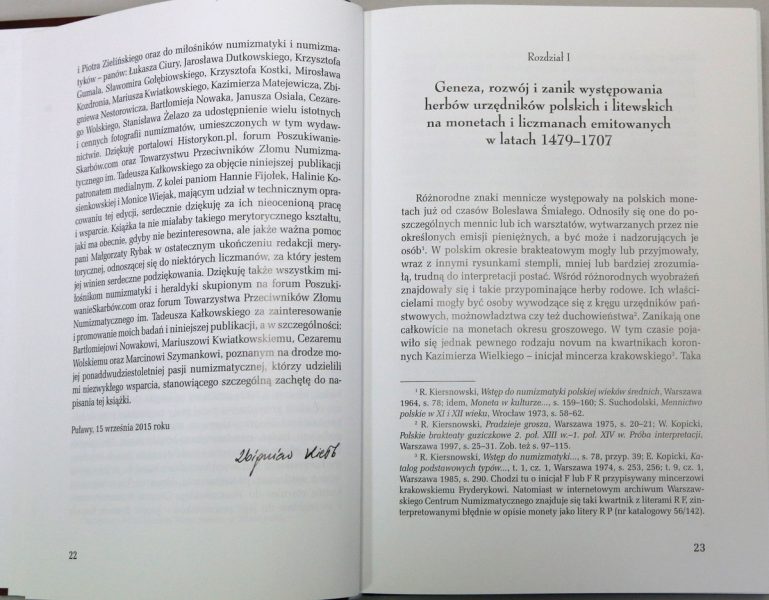 Strona 22 z książki Herby urzędników polskich i litewskich Zbigniew Kiełb